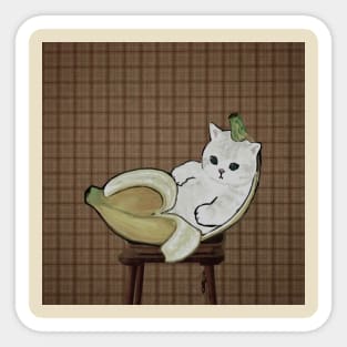 Banana Cat Sticker